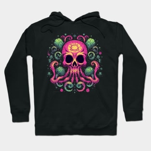 Dark octopus with terrifying depths with voidness in the eyes Hoodie